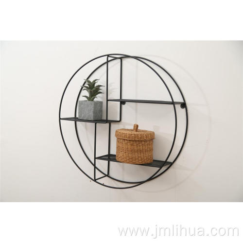 hanging circular wall mounted storage rack